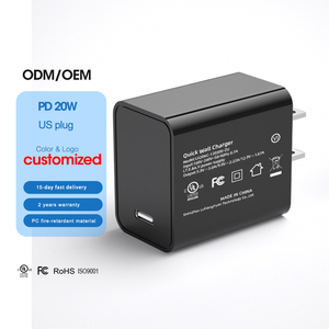 KC UKCA PSE CE pour UL certifié 20W PD USB-C chargeur rapide C adaptateur OVP chargeur mural électrique pour iPhone 12 téléphone Compatible 3.0 - Product Image 1
