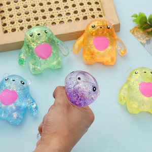 Aurora Cute Little Bear <b>Squeeze</b> Decompression <b>Ball</b> Maltose EVA Material 5 7 Years Wholesale Stress Relief Artifact for Children - Product Image 4