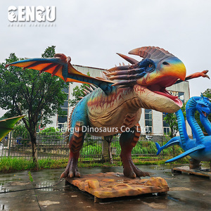 Escultura de Dragón Occidental Animatrónico Personalizada |   Modelo de Dragón de Fantasía Realista y Simulada para Parques, Museos y Accesorios de Cine - Product Image 6
