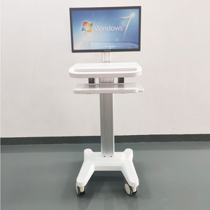 Chariot simple pour rondes médicales, chariot informatique mobile pour hôpital avec support fixe, chariot de diagnostic à distance - Product Image 2