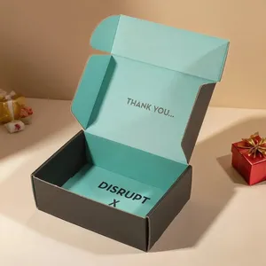 Miễn Phí Mẫu Gấp Sóng Hộp Đồ Trang Sức Tùy Chỉnh In Colour Bao Bì Các Tông Bưu Phẩm Vận Chuyển Giày Hộp Với Biểu Tượng Tùy Chỉnh - Product Image 1