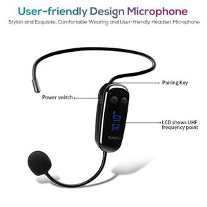 <span class=keywords><strong>SHIDU</strong></span> portátil UHF inalámbrico FM estéreo Radio HiFi AUX Audio 10W micrófono altavoz Altoparlante <span class=keywords><strong>amplificador</strong></span> <span class=keywords><strong>de</strong></span> <span class=keywords><strong>voz</strong></span> - Product Image 5