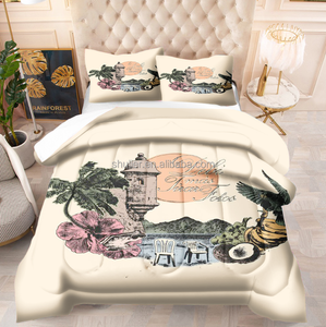Parures de lit personnalisées avec logo Porto Rico, très demandées, en promotion, ensembles de couettes 3D - Product Image 1