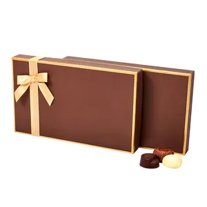 Caja de embalaje profesional de comida, trufa de Chocolate, regalo