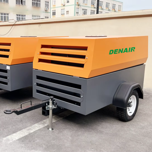 Compre Compresor de Aire Portátil de 185 Cfm Impulsado por Diésel para Sandblasting - Product Image 1