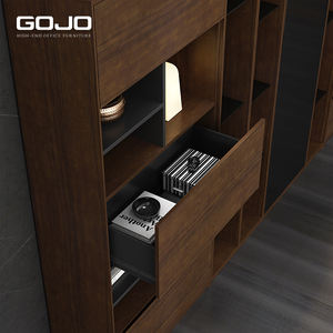 Armadietti moderni in legno per ufficio e libreria per capo Manager deposito mobili commerciali per uso scolastico all'aperto - Product Image 2