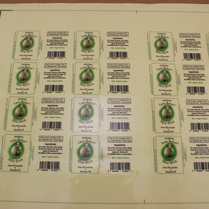 Tùy Chỉnh Bình Chữa Cháy Dấu Hiệu Nhãn In Ấn Nước Soda <span class=keywords><strong>3D</strong></span> Phun Nhựa Tinh Dầu Chai Không Thấm Nước Con Lăn Nhãn - Product Image 3