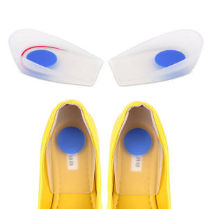 Solette in silicone per fascite <span class=keywords><strong>plantare</strong></span>, cuscinetti per tallone, inserti in silicone per aumento altezza - Product Image 2