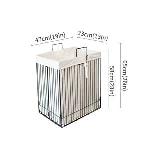 JY <span class=keywords><strong>cesto</strong></span> della biancheria per la casa con manico in ferro <span class=keywords><strong>cesto</strong></span> portaoggetti in metallo multifunzionale <span class=keywords><strong>cesto</strong></span> della biancheria - Product Image 6