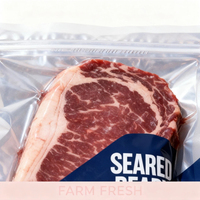 Sacs d'emballage alimentaire en plastique transparents à soufflet de fond scellé sur 3 côtés, imprimés en héliogravure, laminés en nylon, résistants à la chaleur et à l'humidité, vente en gros