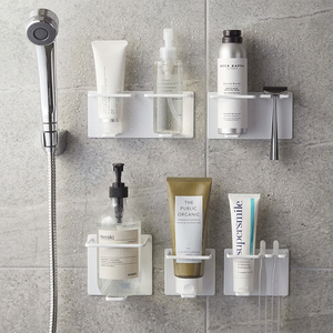 Competitive Price Metal Wall Mount Bathroom Organizer Best Selling Products Magnetic <b>Shower</b> <b>Gel</b> <b>Holder</b> - Product Image 3