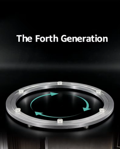 Поворотный механизм для обеденного стола: практичный, снижает шум, долговечный, плавный, из алюминиевого сплава, для мастерских, вращающиеся пластинчатые опоры, фурнитура - Product Image 2