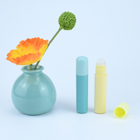 Flacon roll-on en plastique vide pour huiles essentielles, flacon roll-on portable pour voyage, conteneur d'échantillon de parfum