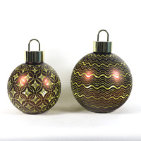 Boule de décoration de Noël géante en verre transparent mat de haute qualité pour sublimation, 10 cm, 20 cm, 30 cm