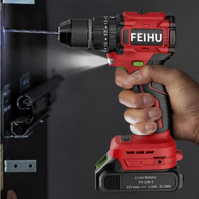 Brushless Cordless Drill Driver 20V 300W Motor 23+1 Torque Control for Wholesale OEM Household Workshop Tools