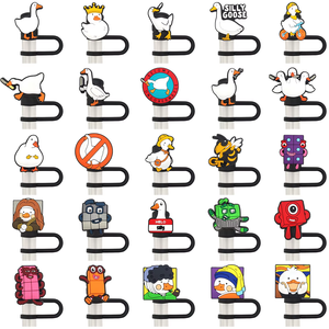 2024 nuovo arrivo all'ingrosso americano squadra di Baseball stile PVC 10mm Silicone paglia Topper - Product Image 5