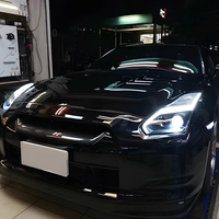 Ensemble d'éclairage de phares de voiture pour Nissan GTR 2007-2014 GT-R 6th R35 LED Auto Headlights Upgrade Projector Lens Accessories