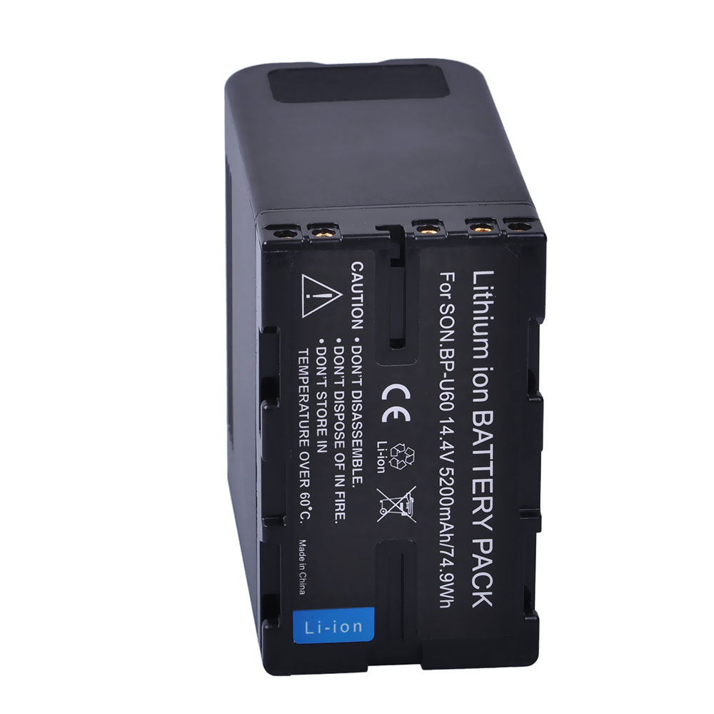 BP-U60 Sony for Battery BP-U65 BP-U30 - BP 5200mah BP-U90 PMW-100