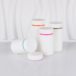 Colores personalizados Boca ancha 135ml 150ml 175ml 200ml Color personalizado HDPE Plástico Farmacéutico Píldora Cápsula Botella para tableta - Product Image 1