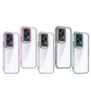 Funda protectora transparente con ranura metálica simple, a prueba de golpes y con protección total, compatible con Huawei Mate 60 Pro - Product Image 2