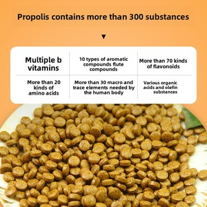 Comprimés de <span class=keywords><strong>Propolis</strong></span> Pressés 30% de Contenu 500g Sachet Origine Henan Soulagement des Troubles Gastro-intestinaux Vente en Gros - Product Image 2