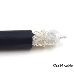 RF Kabel Koaksial Kabel Coax Seri RG Rg58 Rg213 Rg214 Rg174 Kabel Pigtail Konektor