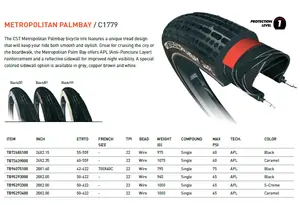 CST Alta qualidade Atacado Durável espessado facada resistente 26 X2.15 C1779 pneu da bicicleta 26x2.15 pneus