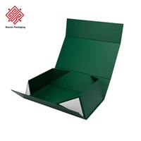 Boîte cadeau pliante colorée One-PC à rabat magnétique personnalisée Baoren Boîte d'emballage cadeau épaissie en forme de livre fabriquée en matériaux recyclés