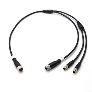 Cable de Audio para Micrófono con Conectores XLR de 4 Pines, Negro, Grado Profesional, para Uso con Equipos de Audio - Product Image 1