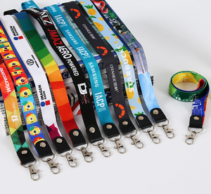 <span class=keywords><strong>New</strong></span> Arrival mẫu miễn phí khuyến mại giá rẻ tùy chỉnh Polyester PVC thăng hoa dây buộc cổ nylon dây với logo - Product Image 1