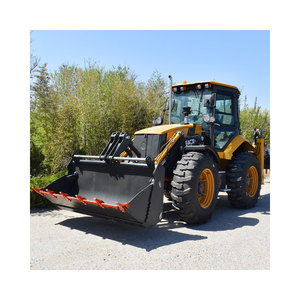 Professional Grade Backhoe Loader 4x4 with Reinforced <b>Frame</b> <b>Large</b> Work Area Smooth Control Industrial Use - Product Image 4
