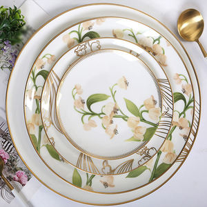 Venta al por mayor de platos para restaurante, PARA CENA platos de cerámica, placa de cargador de porcelana de hueso de lujo para eventos y catering - Product Image 5