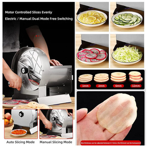 ZHANYI متعددة الوظائف آلة تقطيع الطماطم والليمون والفواكه والملفوف والبصل والموز تقطيع الخضار - Product Image 6