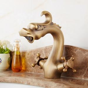 Wholesale Deck Mounted Animal Shape Antique <strong>Dragon</strong> <strong>Faucet</strong> for Bathroom - Product Image 2