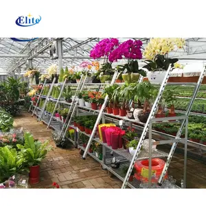 Tienda de flores para guardería, Centro de flores de malla expandida, pantalla de plantas, carts