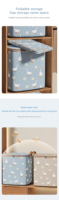 Sac de rangement de couette grande capacité ménage chambre armoire boîte d'organisation sac de rangement pliable