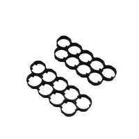Module de support d'assemblage de batterie cylindrique au lithium Cedley 18650 Vertical 5P5S PC+ABS, conception anti-vibration à fixation facile, solaire