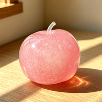 Hot verkopende appelvormige, met vaseline gevulde, vormbare, niet-terugverende squishy speelgoed met knispergeluid, fruitvormig stressverlichtend fidget speelgoed