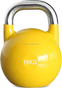 Logotipo personalizable de acero duradero de fábrica que <span class=keywords><strong>pesa</strong></span> 32kg <span class=keywords><strong>Kettlebell</strong></span> hueco fundido - Product Image 6
