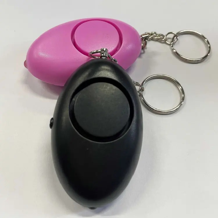 Wholesale 120dB Keychain Person Defence Anti Attack Rape Emergency Alarm Personal Safety Security Alarm Keychain