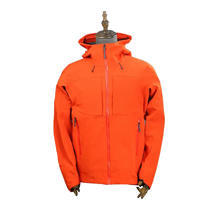 Chaqueta Softshell impermeable personalizada escalada al aire libre esquí senderismo camping chaqueta Softshell hombres