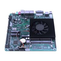 Penjualan Panas 32 GB 8 Slot USB Motherboard Mini-ITX Tipis Whiskey Lake/Comet Lake-U CPU 6 COM Dual LAN