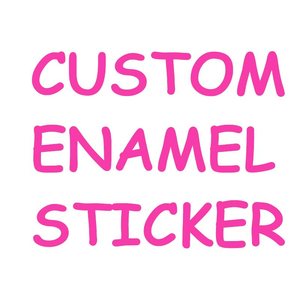 Hot bán điện thoại di động dán kim loại huy hiệu chân phù hiệu 3m tùy chỉnh Dễ thương Cô gái mềm men cho trường hợp điện thoại - Product Image 4