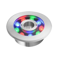 Luz LED Sumergible para Fuentes, Acero Inoxidable IP68, RGB, Control Remoto, Impermeable, para Jardín, Estanque, Piscina