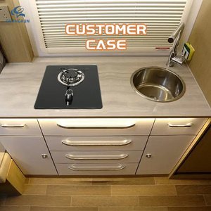 Petite <span class=keywords><strong>plaque</strong></span> de <span class=keywords><strong>cuisson</strong></span> à <span class=keywords><strong>gaz</strong></span> à un brûleur 290*325*70mm pour <span class=keywords><strong>camping</strong></span>-<span class=keywords><strong>car</strong></span> caravane <span class=keywords><strong>camping</strong></span>-<span class=keywords><strong>car</strong></span> bateau Yacht - Product Image 2