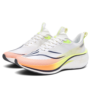 Men's Casual Comfortable Sports Shoes All-Season Lightweight Knitted Design Lace-Up Waterproof Fabric Soft <b>Cushioning</b> <b>Pads</b> for - Product Image 1