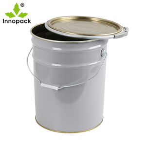 Vente en gros Seau métallique de 20l avec cerceau en fer pour peinture Tambours Seaux et barils - Product Image 4