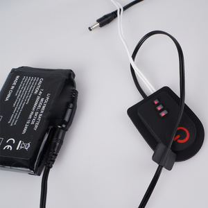 Coussin chauffant à infrarouge lointain 7.4V 12V alimenté par <span class=keywords><strong>batterie</strong></span> pour vêtements chaussures gants élément de chauffage - Product Image 5