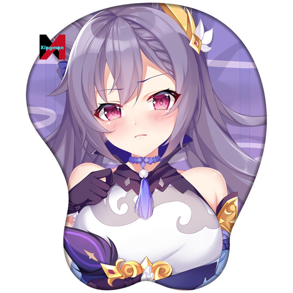 2022 Новый 10 видов конструкций Genshin воздействия коврики для мыши 3D Kawaii аниме клавиатура розового цвета на молнии Wrong extraction Гаммер наручные Гелл Pad