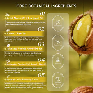 Aceite Femenino Natural, <span class=keywords><strong>Lubricante</strong></span> para Orgasmos Intensos, Excitador Femenino, Aceite Esencial, Potenciador del Placer Femenino, Clímax Intenso, Aceite Yoni - Product Image 2